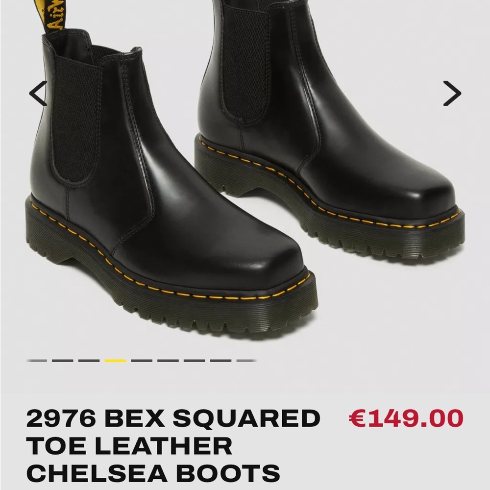 Dr. Martens Bex squared Chelsea boots size 5 women